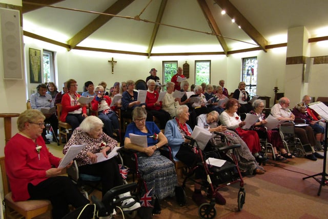St. Christopher's Care Home Coronation Choir Perform on Coronation Day