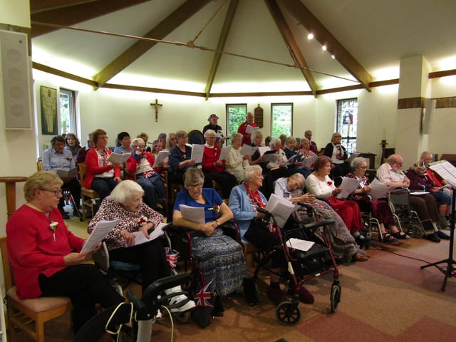 St. Christopher's Care Home Coronation Choir Perform on Coronation Day