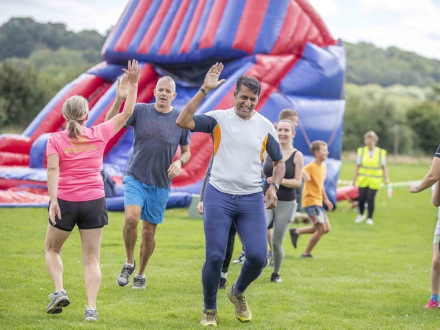 A family-friendly fun run, with water slides and obstacles, took place at Upton Country Park on Saturday (August 12) to raise funds for a Northampton charity.