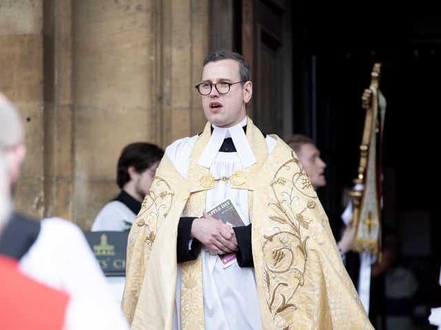 The ceremony and procession took place in and around All Saints Church on Thursday May 29.