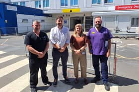 Mike Reader MP on a recent visit to NGH