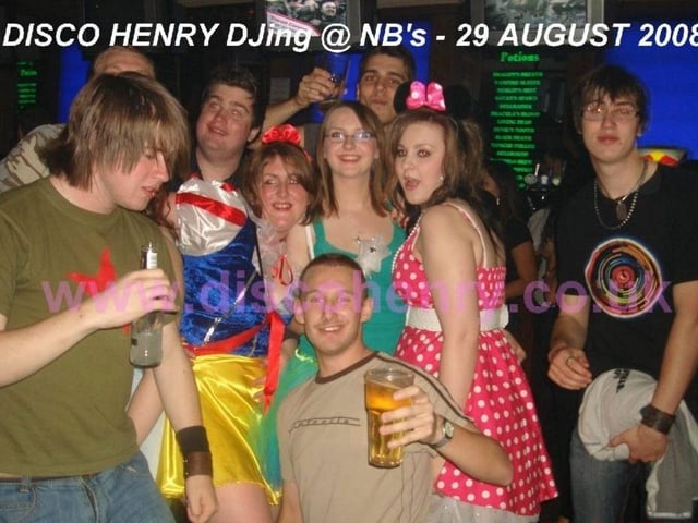 Nostalgic pictures from a night out in town