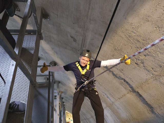 Fifteen people abseiled down the National Lift Tower in aid of the McCarthy-Dixon Foundation and raised over £7,000 on Saturday, June 25 2022.