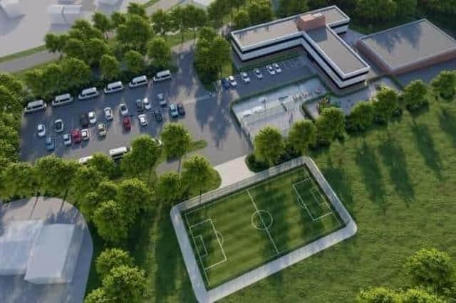 An artist's impression of what the school could look like
