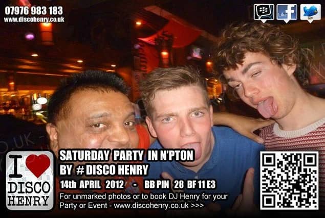 Nostalgic pictures from a night out at NB's