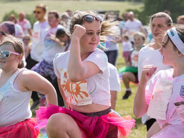 The Cynthia Spencer Northampton Colour Run 2022 took place at Overstone Park on Saturday, June 11.