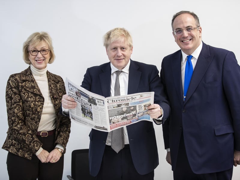 Mr Johnson paid a visit to Northampton on January 6 and thanked volunteers at the Moulton Park vaccination centre. He subsequently visited Weston Favell Police Station and then dropped by the Chronicle & Echo office along with Northampton North MP Michael Ellis and South Northamptonshire MP Andrea Leadsom to address questions about funding for the town centre, the Afghanistan Citizen Resettlement Scheme (ACRS) and getting justice for Harry Dunn.