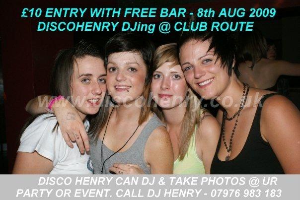 Nostalgic pictures from a night out at Route 69 in town
