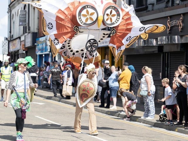 An explosion of joyous colour took over Northampton during the carnival on Saturday June 14.