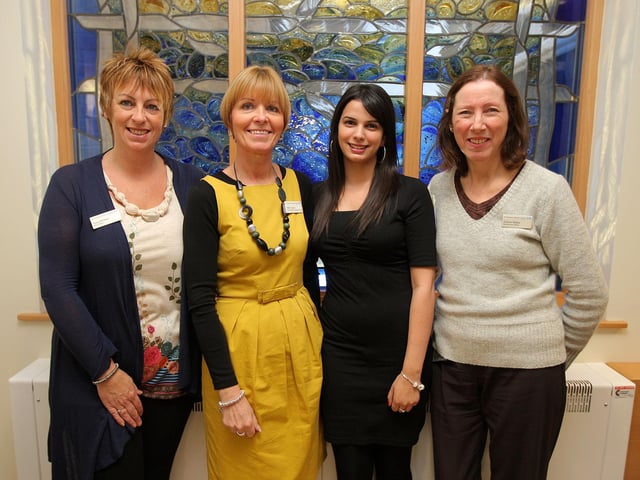 2010 - Tracy Winfield, Eileen Ingram, Rachel Radomilovic and Eleanor Maltby from the Bereavement Suite at Northampton General Hospital