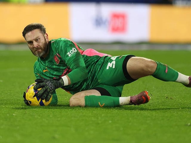 Fine reactions to tip Balker's overhead kick onto the bar and made a couple of routine stops but was beaten twice for two goals he could do little about. Became something of pantomime villain among the locals with his antics... 7