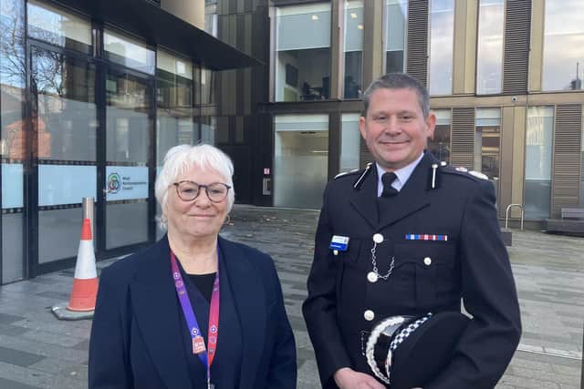 Police Fire and Crime Commissioner (PFCC) Danielle Stone said she believed that Ivan Balhatchet would be able to restore trust with policing, as the county's new Chief Constable.
Credit: Nadia Lincoln LDRS
