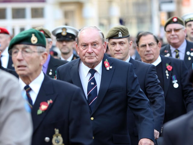 2011 - Remembrance Day Parade in Northampton Town Centre.
