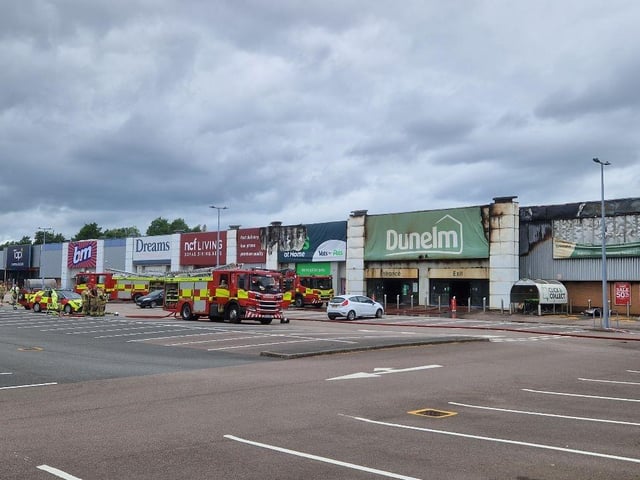 Emergency services at the scene on Sunday morning Picture: Logan MacLeod