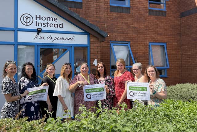 Home Instead, based in Moulton Park, has been rated 'outstanding' by the care watchdog.