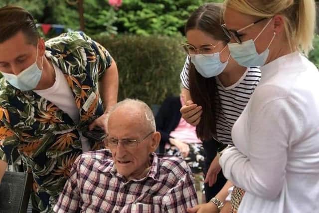 Residents got together with staff, friends, families and locals at a summer garden party at Collingtree Park Care Home