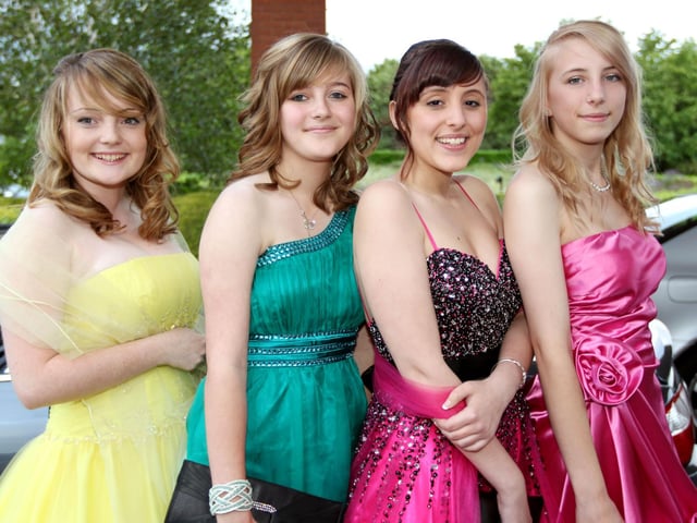 Students arriving for Prom from Malcolm Arnold Academy School at the Hilton Northampton in 2011