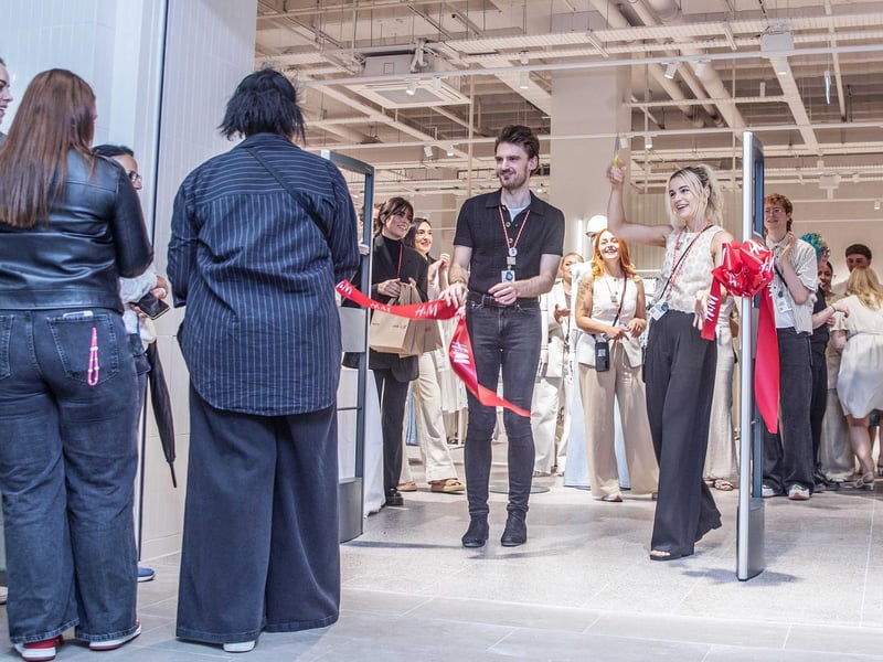 The international retailer has relocated from its Abington Street shop to the former New Look store inside the Grosvenor Centre