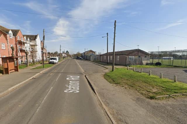 The incident happened in Station Road, Long Buckby.