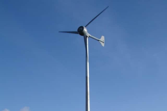 An example of the type of wind turbine planned for the Welford in Northamptonshire location.