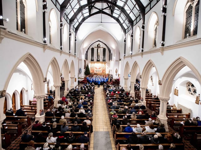 The service, hosted by Cynthia Spencer Hospice, took place on Tuesday (December 10), and encouraged people to remember loved ones this Christmas.