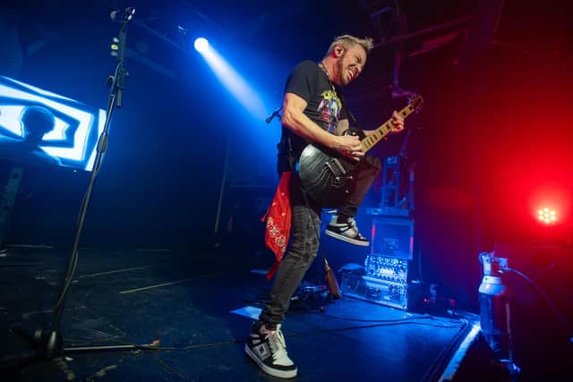 Fozzy on stage at The Roadmender in Northampton on Monday, February 26, 2024. Photo by David Jackson.