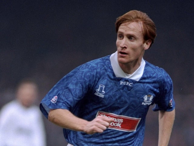 Tony Adcock, pictured here playing for Peterborough United. Adcock played for Northampton between 1988 and 1999, followed by another stint in 1991/92. Mandatory Credit: Gary M Prior/Allsport