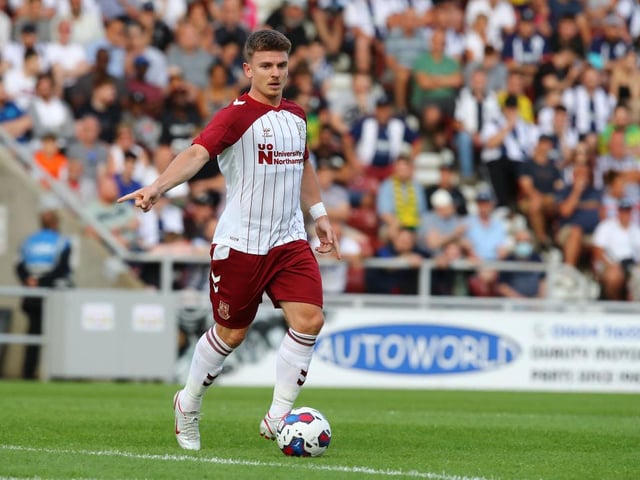Can play at wing-back or up front but Brady favours him in a wide role or as a number 10. Entering his eighth season at Sixfields.