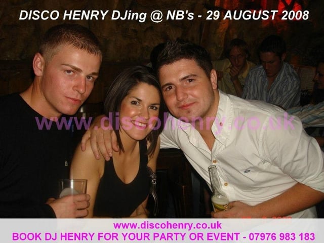 Nostalgic pictures from a night out at NB's