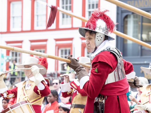 The ceremony and procession took place in and around All Saints Church on Thursday May 29.