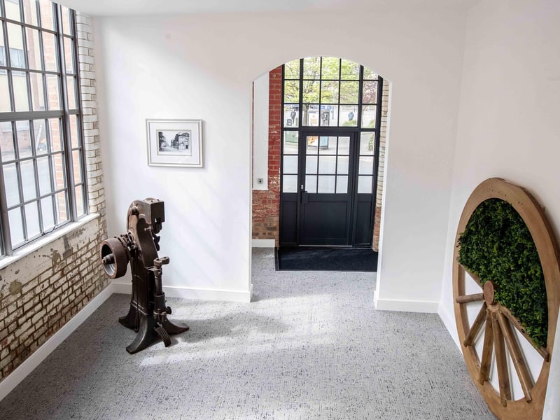 The Grade II listed former shoe factory has been converted into 89 stylish apartments by the OEH Group