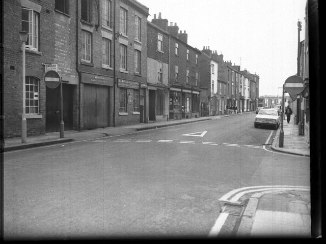 Lady's Lane, Northampton before demolition
