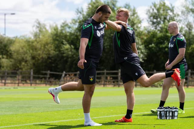 Josh Taylor and Tom Pearson are ready to link up in the Saints back row
