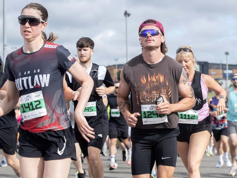 Hundreds of runners took part in the event on Sunday May 31, which started and ended at Sixfields Stadium.