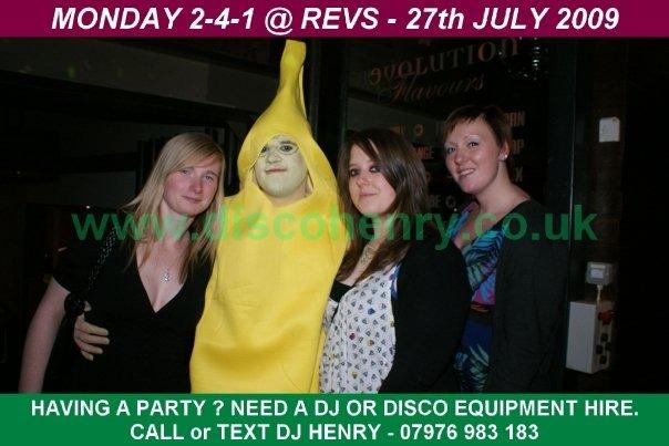 A BOGOF night out at Rev's and NB's in Bridge Street back in July 2009