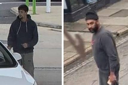 Police would like to speak to these men as they believe they might have information regarding an assault in Northampton.