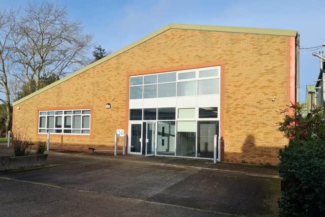 One of the existing buildings to be redeveloped.