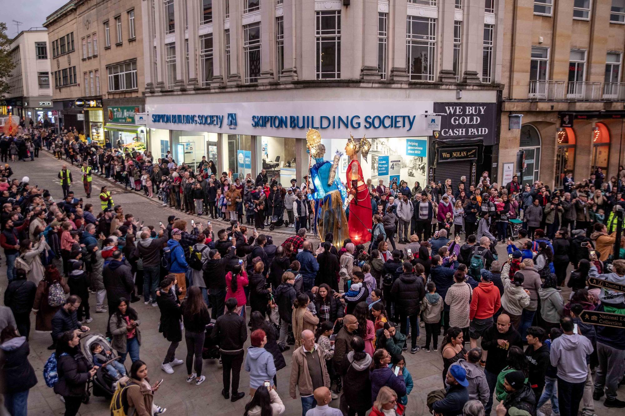 The parade and wider Diwali festival took place in Northampton town centre on Saturday October 26.