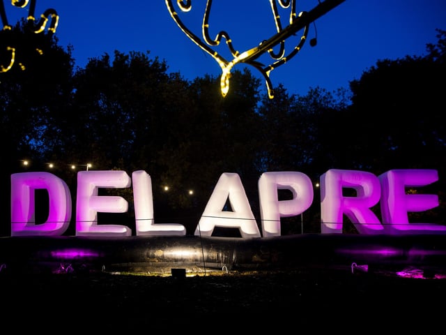 The Winter Light Trail at Delapre Abbey from November 18, 2022 to January 2, 2023.