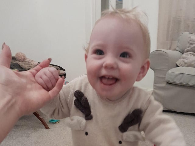Nine-month-old Grace.