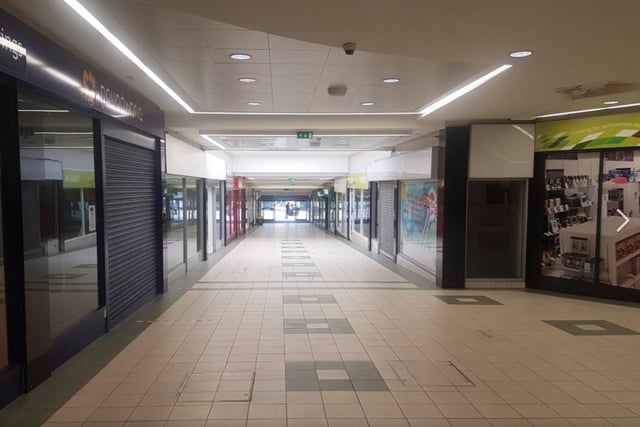 An empty shopping centre