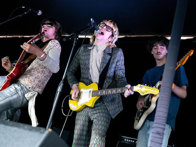 Canned Pineapple on stage at the Multitude Festival at the Craufurd Arms in Milton Keynes on Sunday, August 8. Photo by David Jackson.
