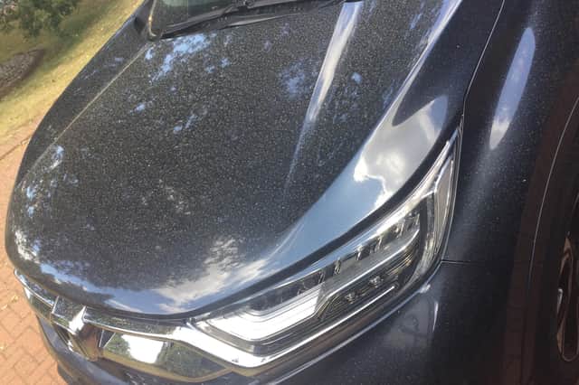 Roger Birch, a Collingtree resident, says it was "a complete waste of time" having his car cleaned as it was soon covered in dust, created by the SEGRO-Winvic construction site.