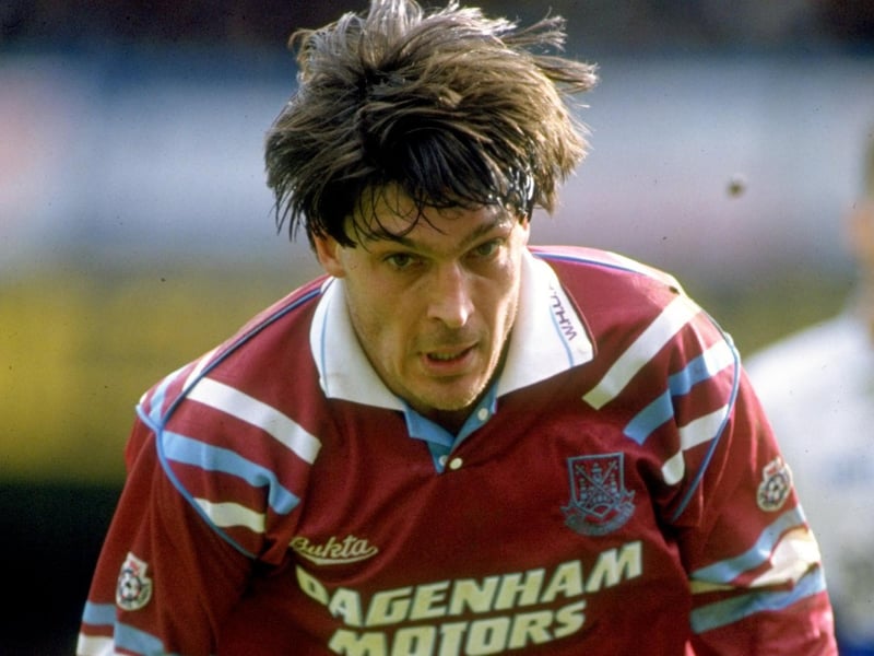 Trevor Morley, pictured here when he played for West Ham United. Morley played for Cobblers between 1985 and 1988. Credit: Anton Want/Allsport