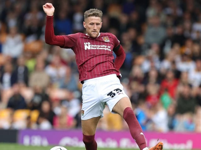 On a day where the Cobblers were not seen anywhere near enough as an attacking force, Brough was arguably the biggest threat, breaking down the left. Set up Town's two best chances in the second half - including the big one for Hoskins at 0-0 ... 7