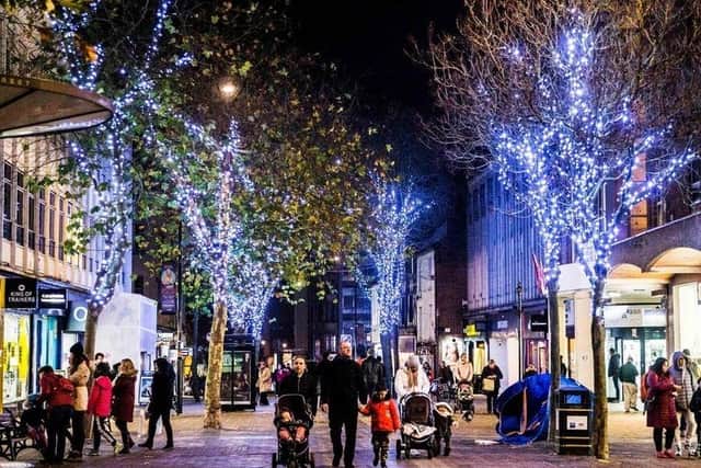 Christmas lights will be switched on later this month.