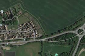 Plans for a new development of 67 homes next to Deanshanger have been refused (Image: Google Maps)