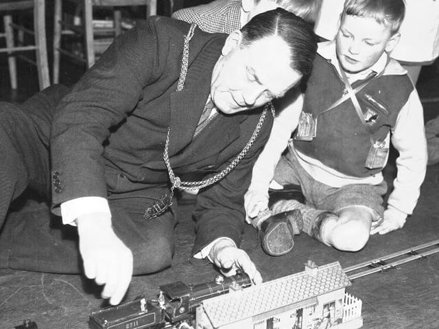 Christmas 1954 mayor's visit