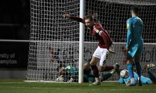 Fraser Horsfall scored the game's only goal when Newport visited Sixfields last season.