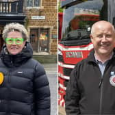 Lib Dem Ana Savage Gunn (left) has announced her candidacy for the Police Fire and Crime Commissioner. Stephen Mold (right) currently holds the position. (Credit: West Northants Liberal Democrats & North Northants Liberal Democrats / Office of Police